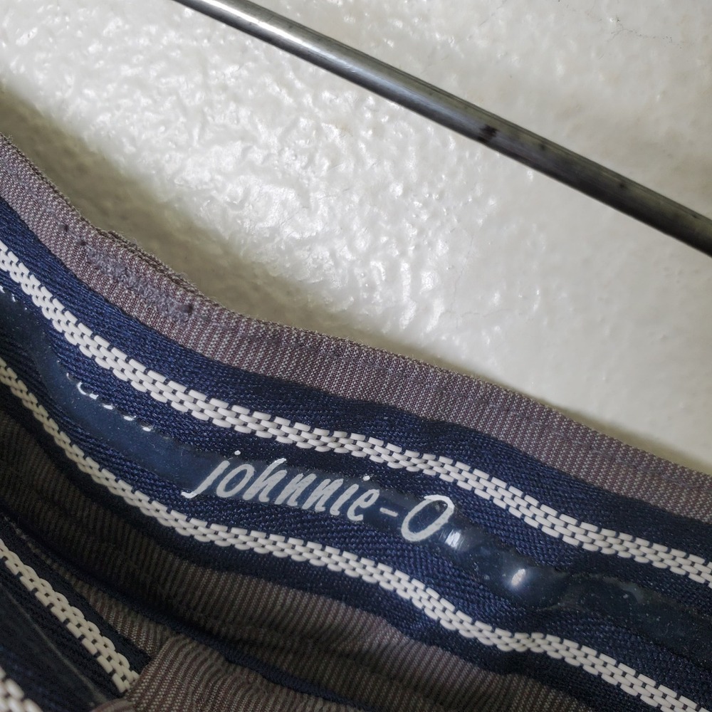 Johnnie-O‎ Steel Gray Performance Woven Shorts Stretch Golf Casual Men's Size 34 - Picture 8 of 15